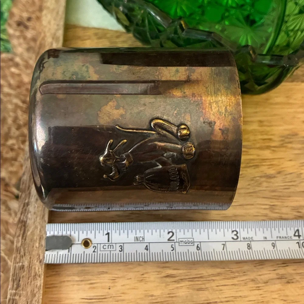 Rare Vintage Nickel Silver Pluto Coin Bank with Key, Excellent Condition
